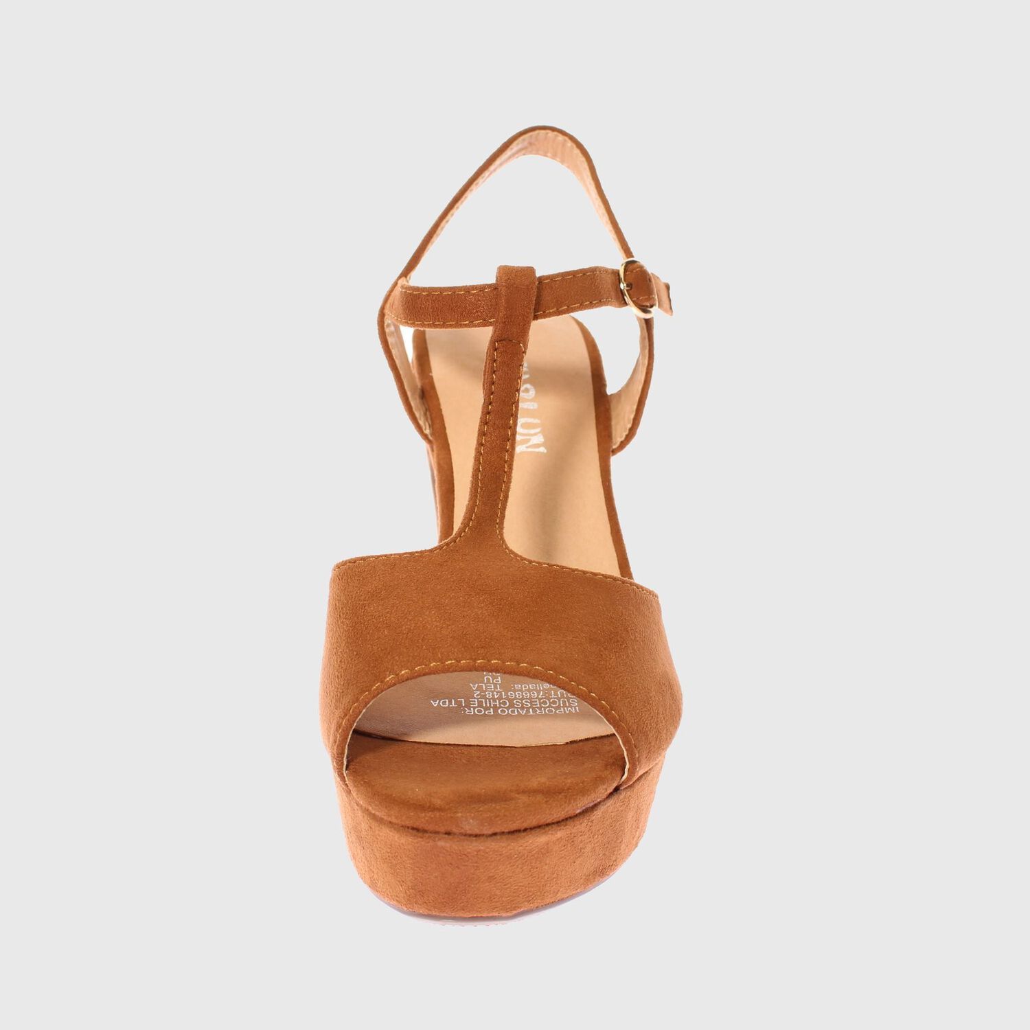Sandalia Tac&oacute;n Camel Hualun Art. 5hlc726camel image number 2.0